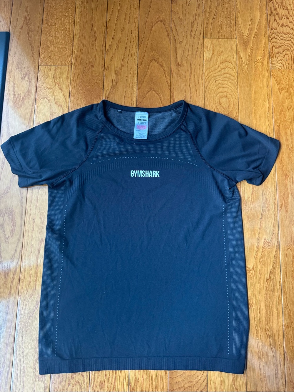 Gymshark Black Seamless Performance Tee
